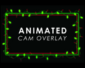 ANIMATED Christmas Lights Holiday Time Christmas Xmas Twitch - WEBM - Twitch Animated Camera Overlay