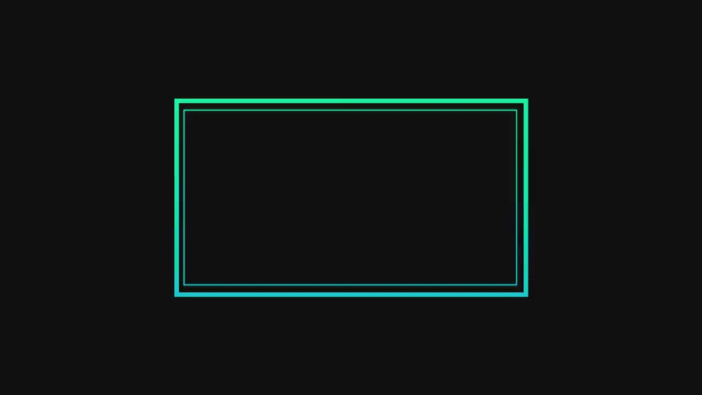 ANIMATED Blue Green Neon Camera Webcam Overlay Color Shift Animation