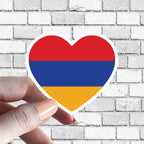 ANY FLAG HEART Sticker - Any Country Flag