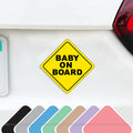 Baby On Board Caution Magnet - Several Colors Available