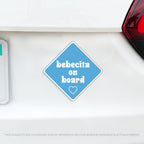 Latin Baby On Board Bebecita on Board Magnet - para Los Conejos