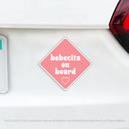 Latin Baby On Board Bebecita on Board Magnet - para Los Conejos
