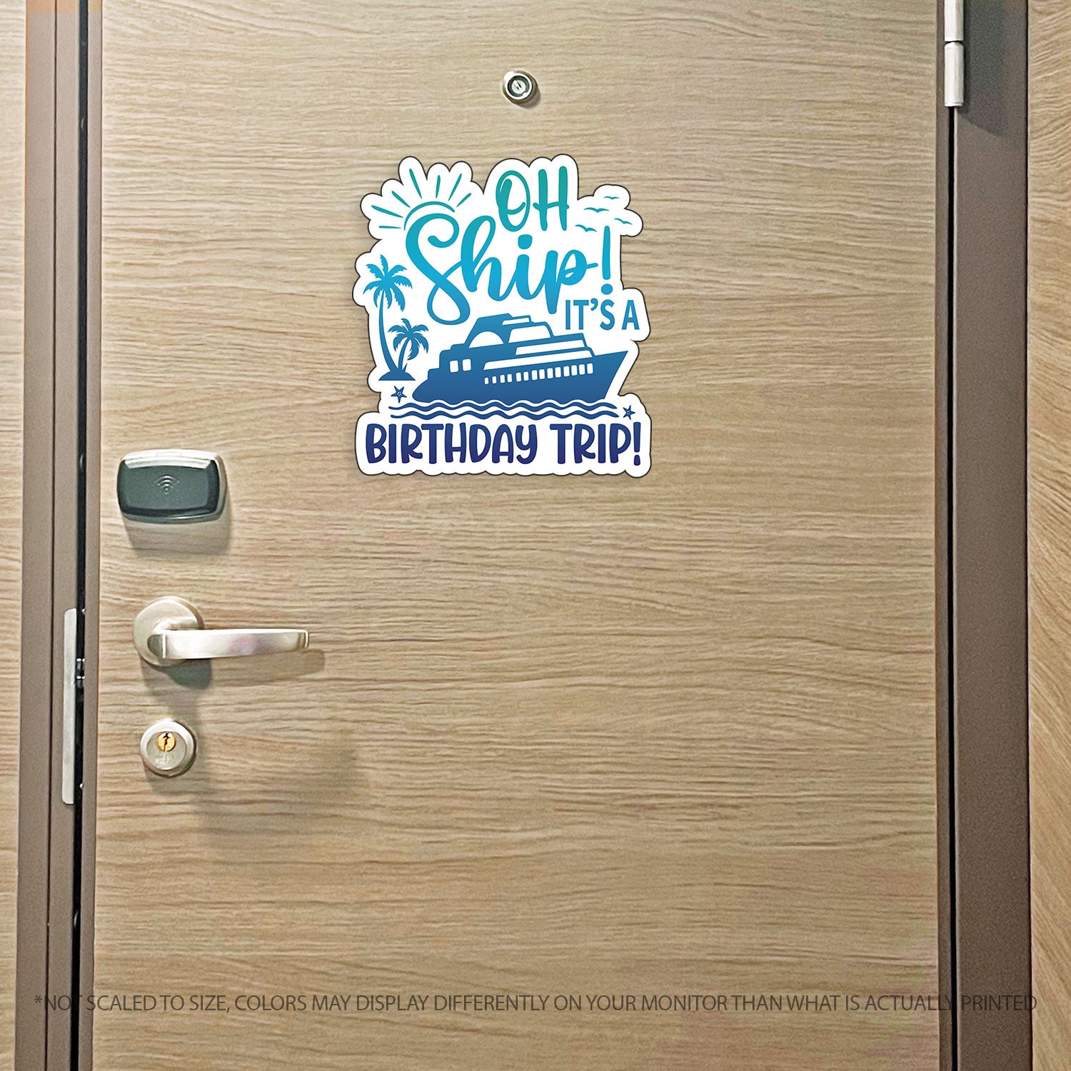 Birthday Trip Cruise Magnet - Punny Oh Ship! It's a Birthday Trip - Several Colors