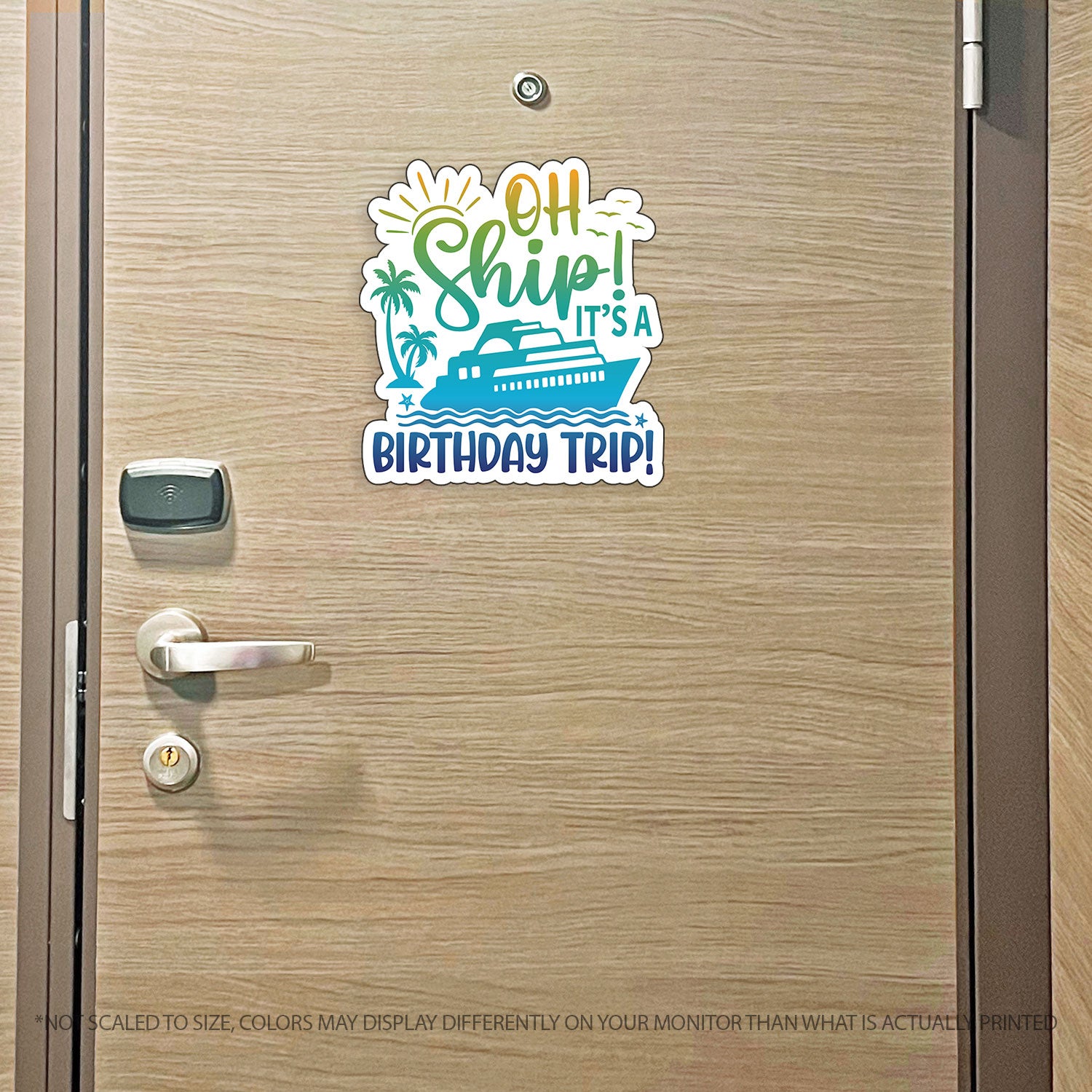 Birthday Trip Cruise Magnet - Punny Oh Ship! It's a Birthday Trip - Several Colors