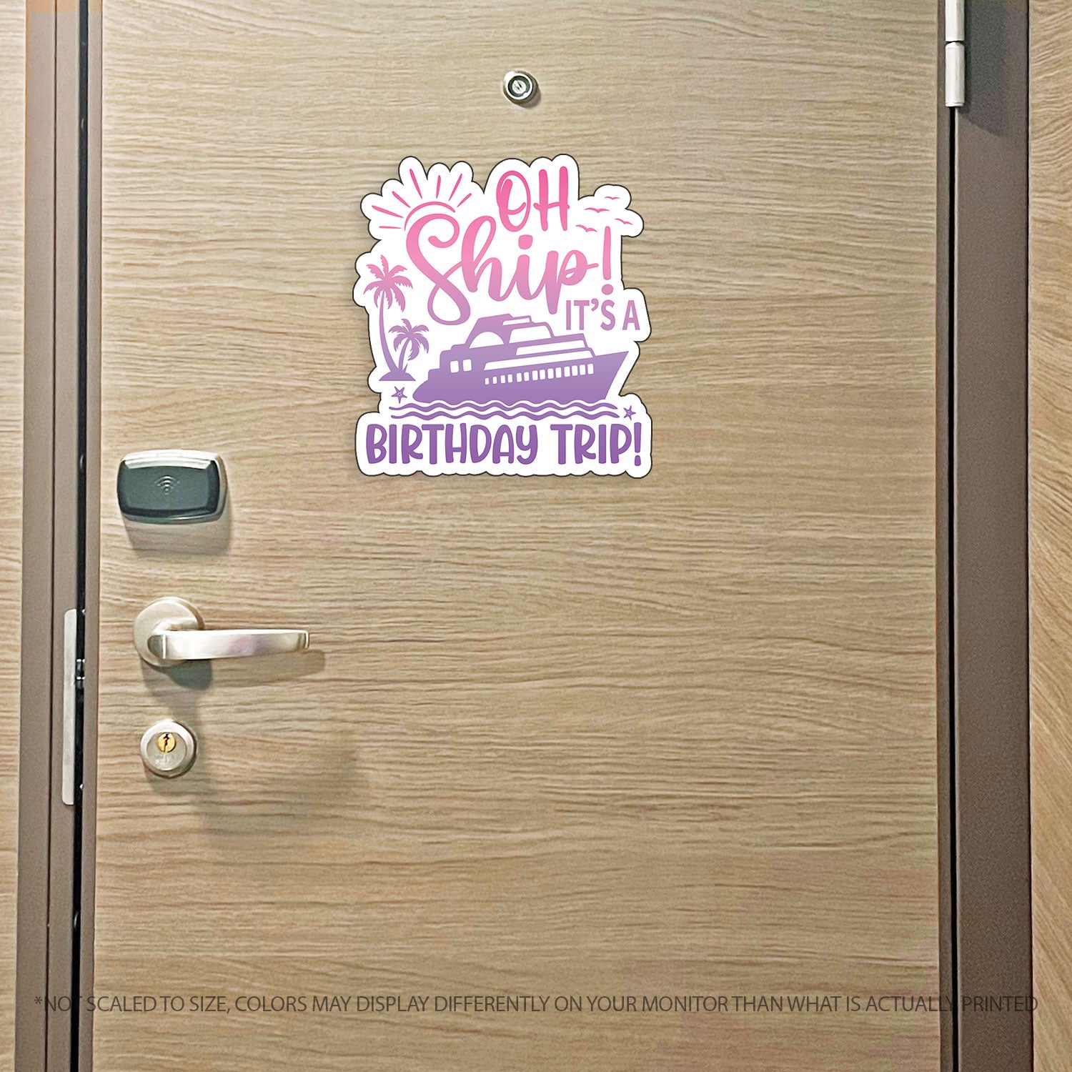 Birthday Trip Cruise Magnet - Punny Oh Ship! It's a Birthday Trip - Several Colors