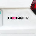 F Cancer Horizontal Magnet - Fuck Cancer - Several Ribbon Colors