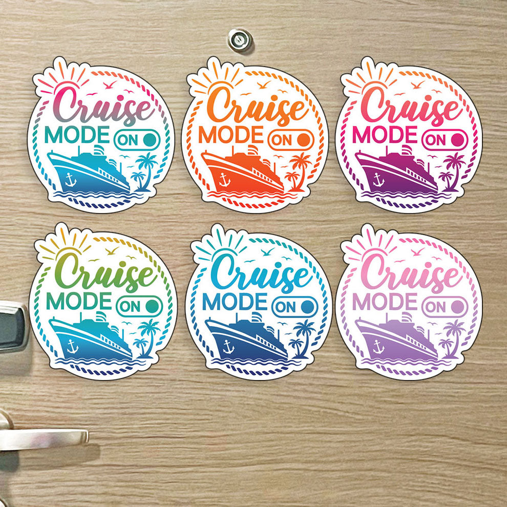 Punny Cruise Mode On - Cruise Magnet - Several Colors