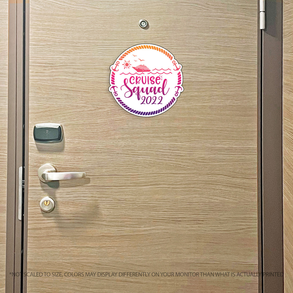 Cruise Squad - Awesome Cruise Magnet with Year - Several Colors