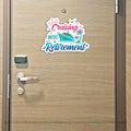 Retirement Cruise- Cruising into Retirement - Punny Cruise Magnet - Several Colors