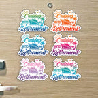 Retirement Cruise- Cruising into Retirement - Punny Cruise Magnet - Several Colors