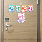 My First Cruise - Colorful Cruise Magnet with Custom Name - First Timer - Several Colors