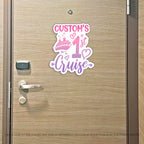 My First Cruise - Colorful Cruise Magnet with Custom Name - First Timer - Several Colors