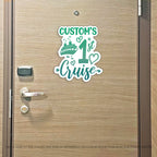 My First Cruise - Colorful Cruise Magnet with Custom Name - First Timer - Several Colors
