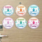 Custom Cruise - Round Custom Cruise Magnet - Several Colors