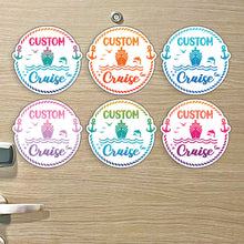 Load image into Gallery viewer, Custom Cruise - Round Custom Cruise Magnet - Several Colors
