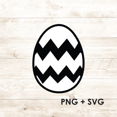 Simple Egg- Happy Easter - Easter Egg - SVG + PNG - Digital Download-Digital Download-Too Sweet SVGs