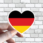 ANY FLAG HEART Sticker - Any Country Flag