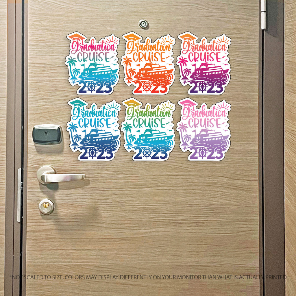 Graduation Cruise - Graduate Trip, High School, Grad School Graduates - Awesome Cruise Magnet - Several Colors