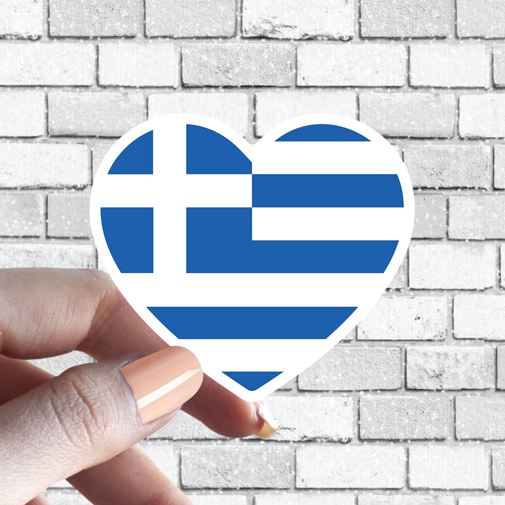 ANY FLAG HEART Sticker - Any Country Flag