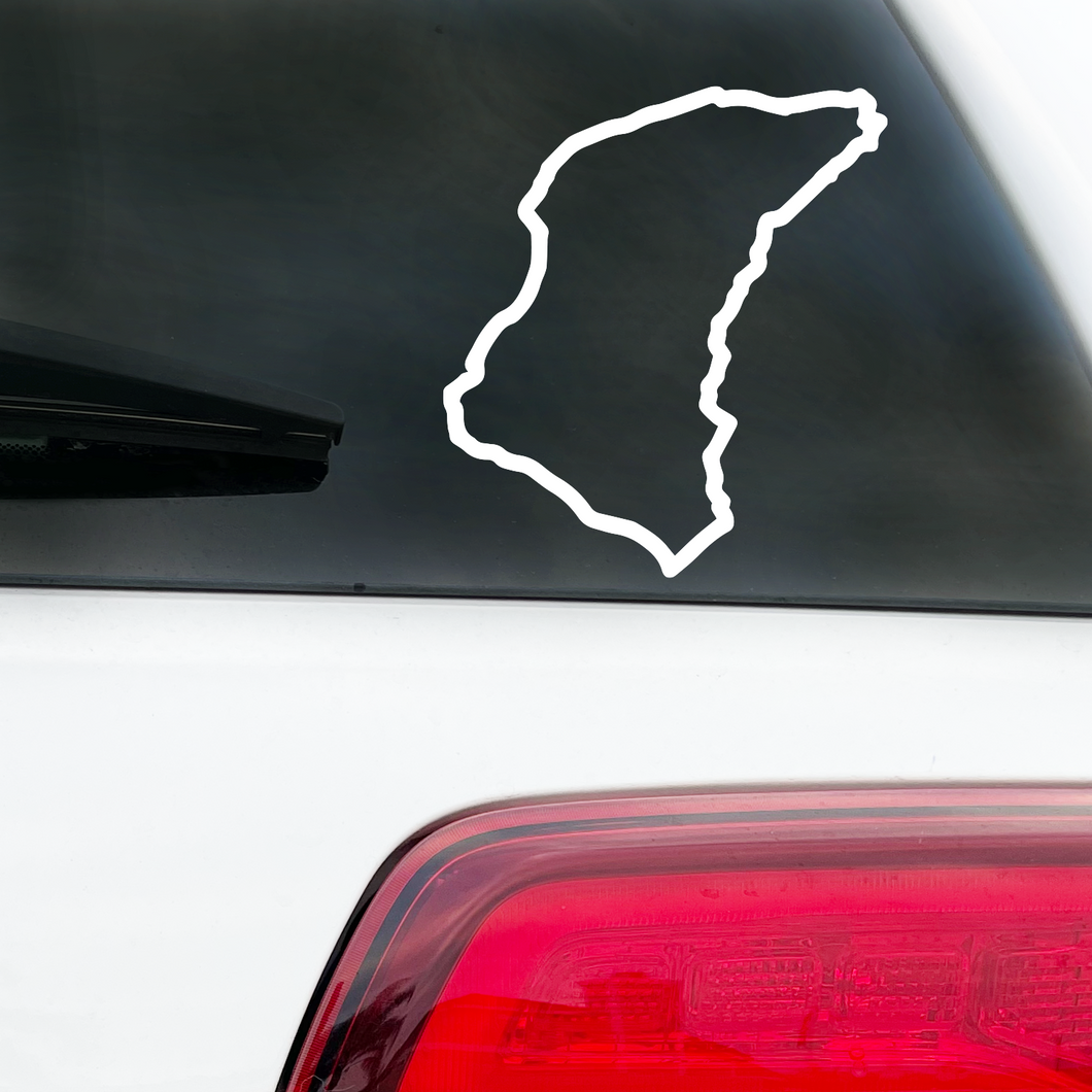 Isle of Man TT Circuit Track Race Track Decal (Italy)