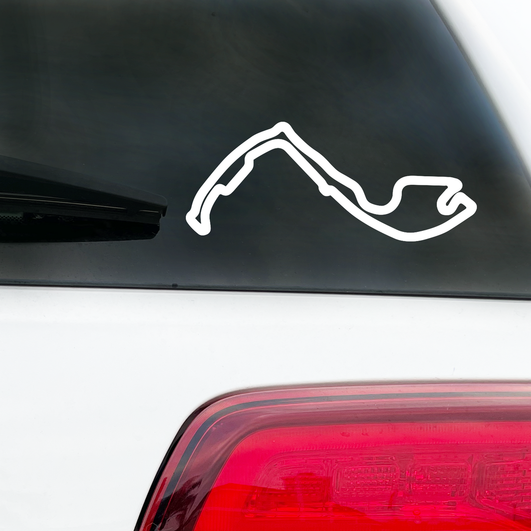 Monaco Grand Prix Circuit Track Race Track Decal ( Circuit de Monaco)