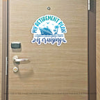 Retirement Cruise - Punny My Retirement Plan is Cruising Cruise Magnet - Several Colors