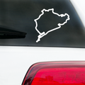 Nürburgring Full Circuit Track Race Track Decal (Nürburg, ‎Germany)