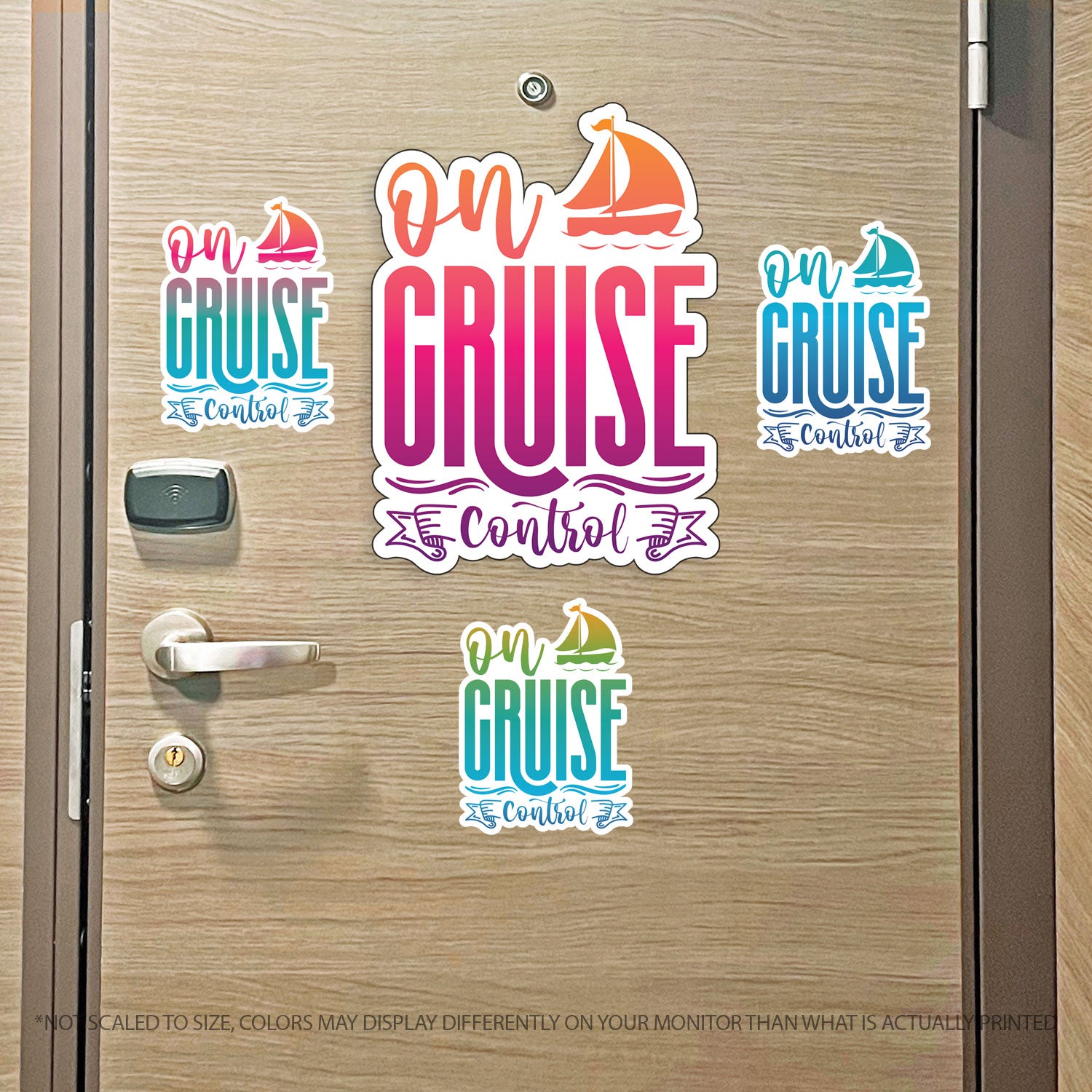 On Cruise Control - Punny Cruise Magnet - Several Colors