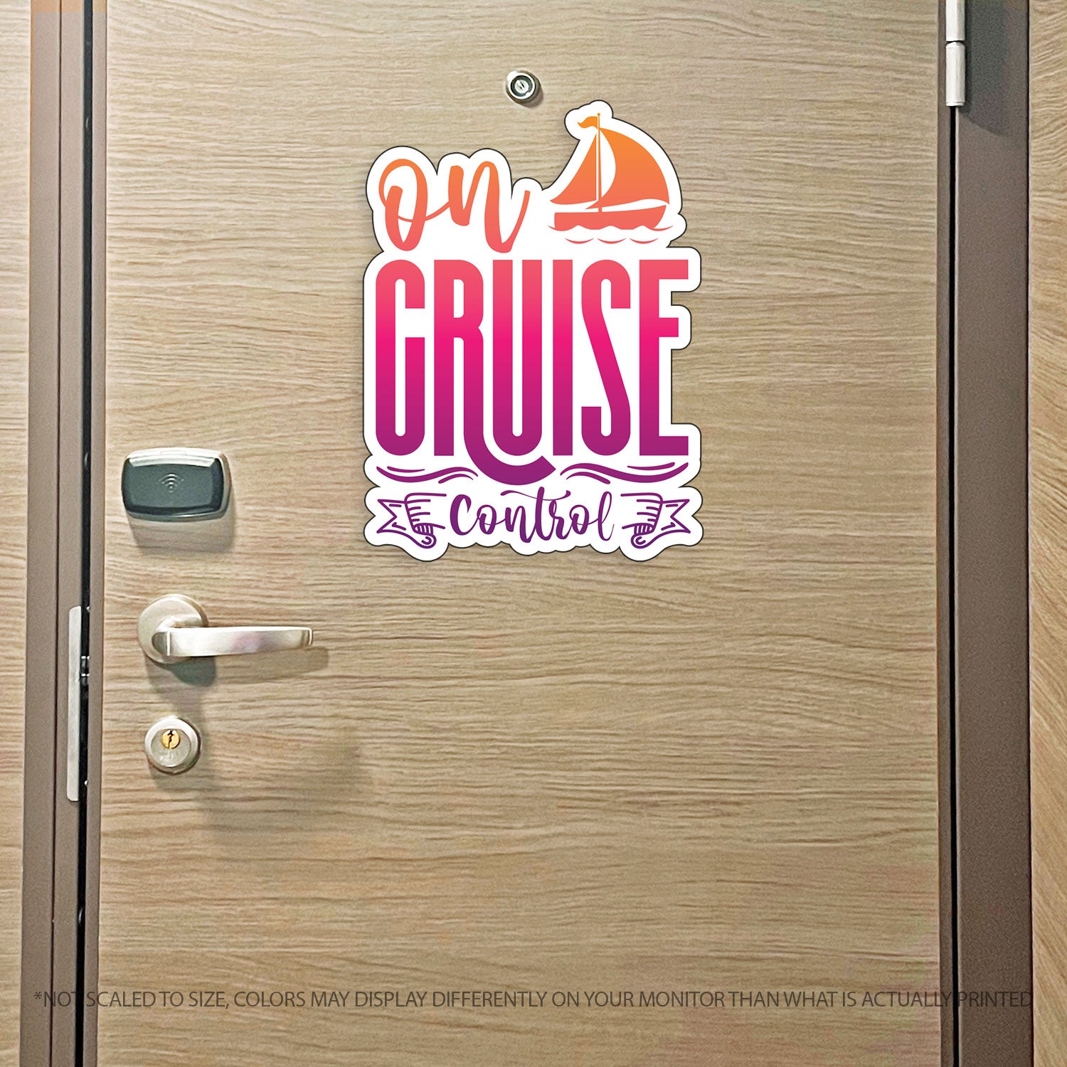 On Cruise Control - Punny Cruise Magnet - Several Colors