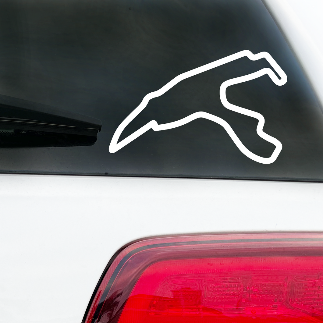 Circuit de Spa-Francorchamps Track Race Track Decal (Belgium)