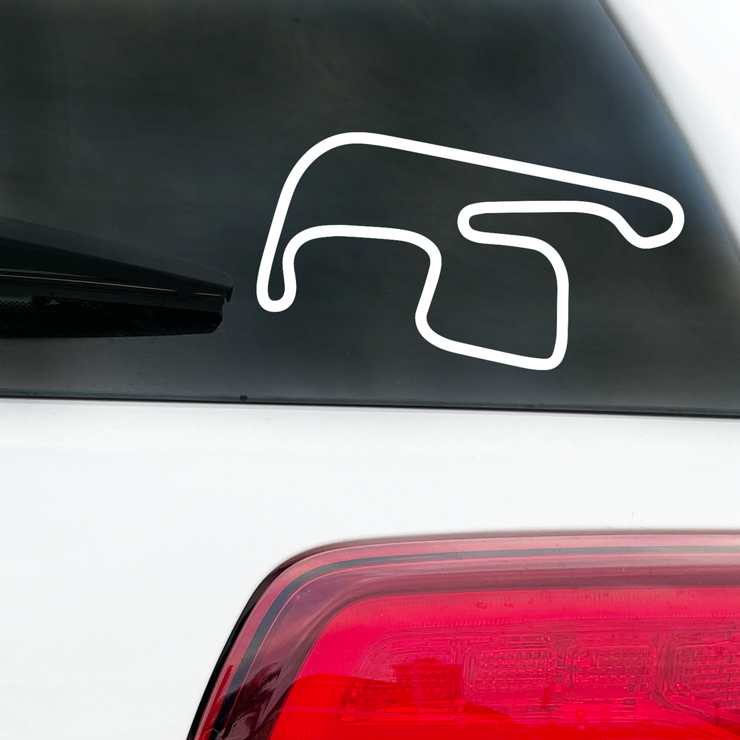 Sydney Motorsport Park Circuit Speedway Circuit Track Race Track Decal (Eastern Creek, Australia)