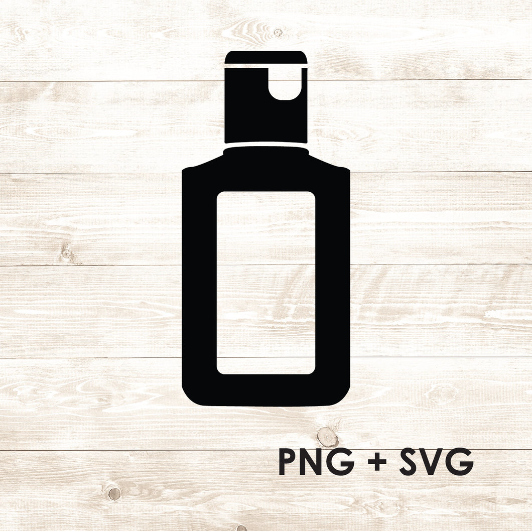 Sanitizer - Sanitizer Bottle - SVG + PNG - Digital Download-Digital Download-Too Sweet SVGs