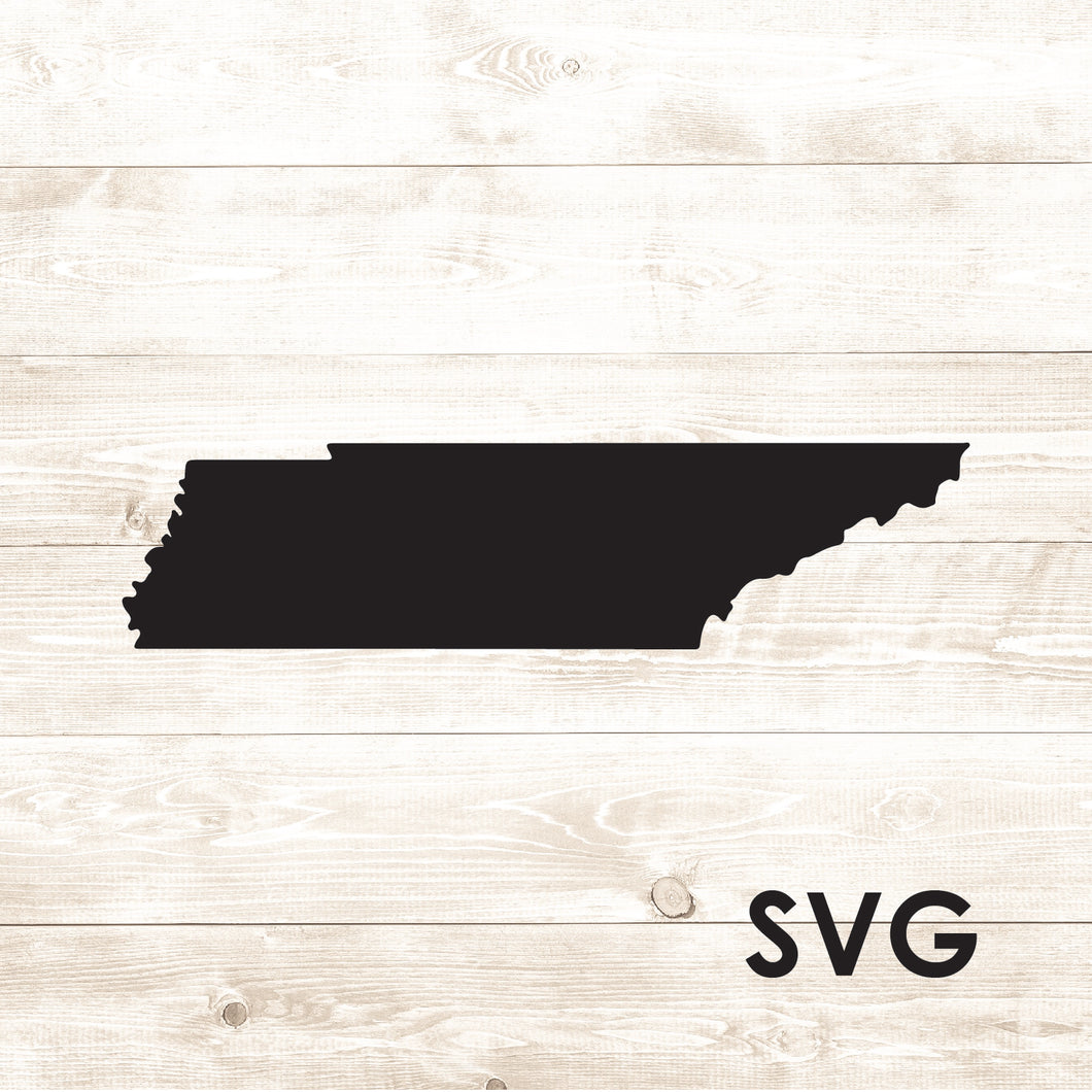 Tennessee - State of Tennessee - SVG - Digital Download