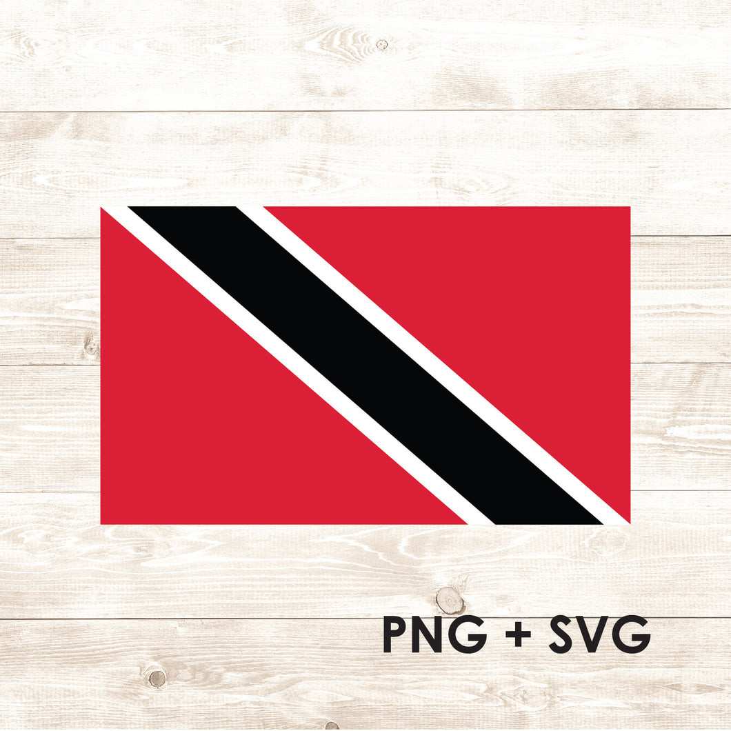 Trinidad Flag - SVG + PNG - Digital Download-Digital Download-Too Sweet SVGs