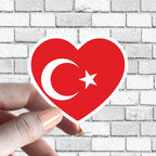 ANY FLAG HEART Sticker - Any Country Flag