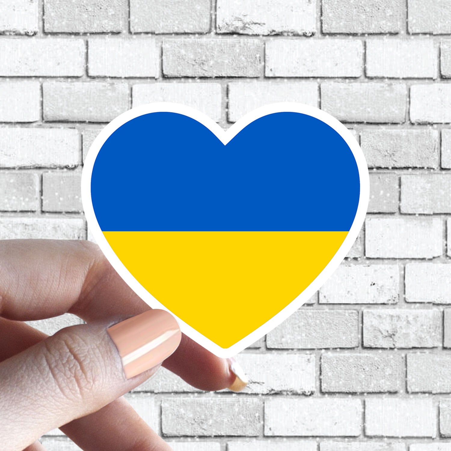 ANY FLAG HEART Sticker - Any Country Flag
