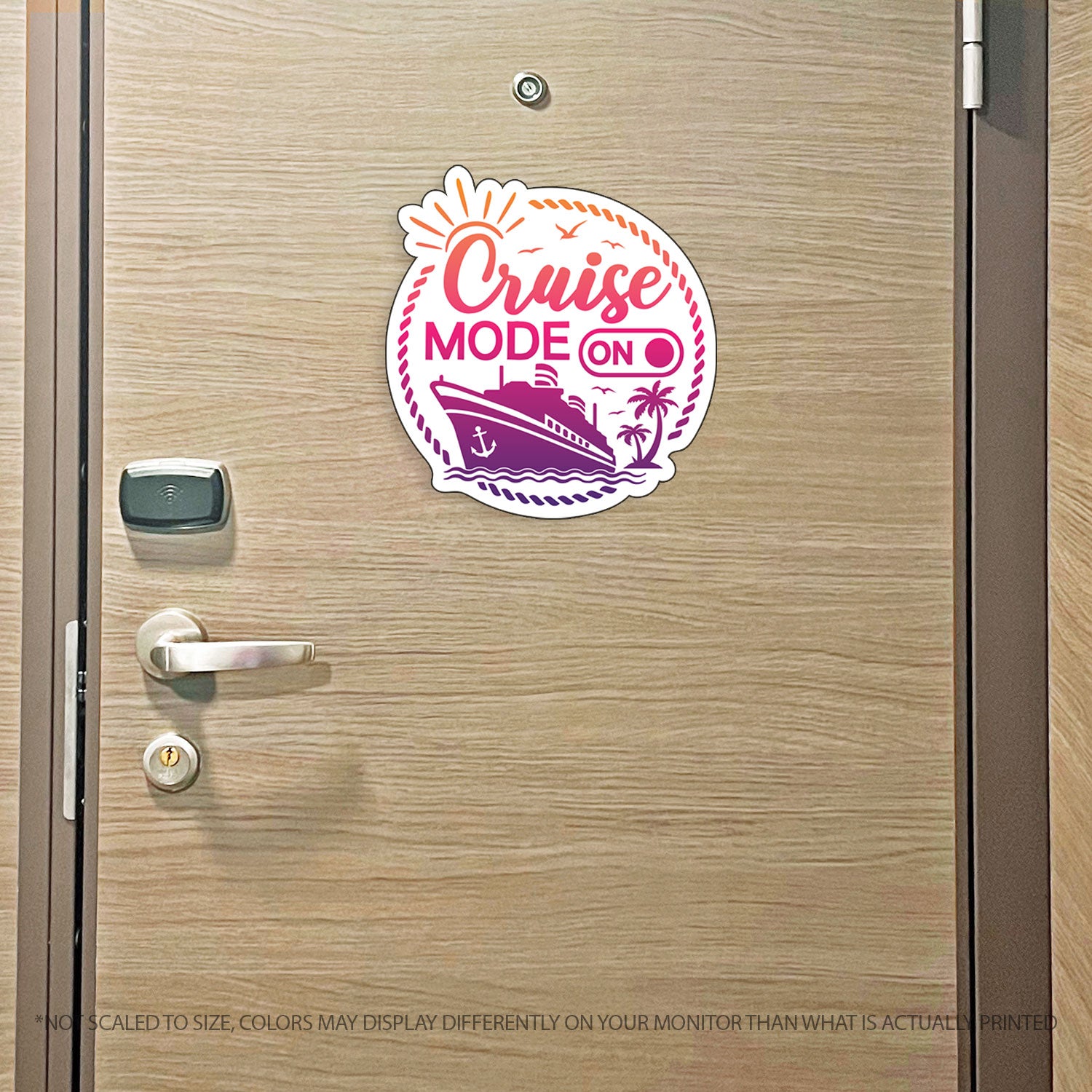 Punny Cruise Mode On - Cruise Magnet - Several Colors
