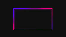 Load and play video in Gallery viewer, ANIMATED Red Blue Purple Neon Camera Webcam Overlay
