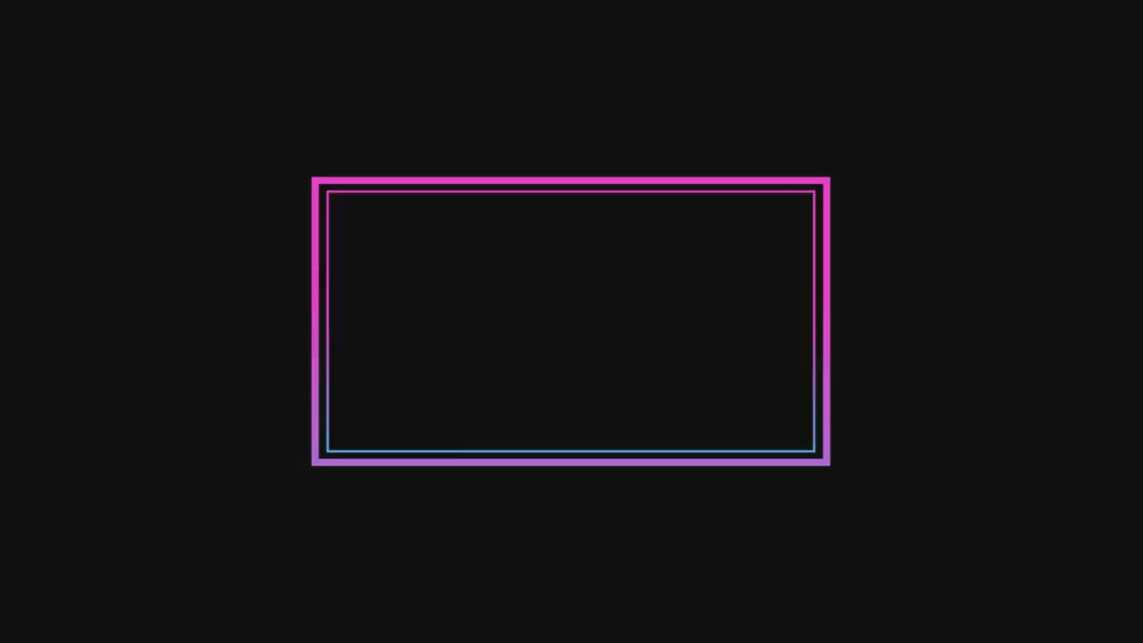 ANIMATED Pink Blue Neon - Snake Animation - Camera Overlay