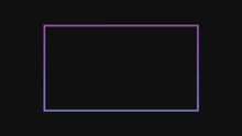 Load and play video in Gallery viewer, ANIMATED SINGLE Frame Blue Purple Neon Camera Webcam Overlay

