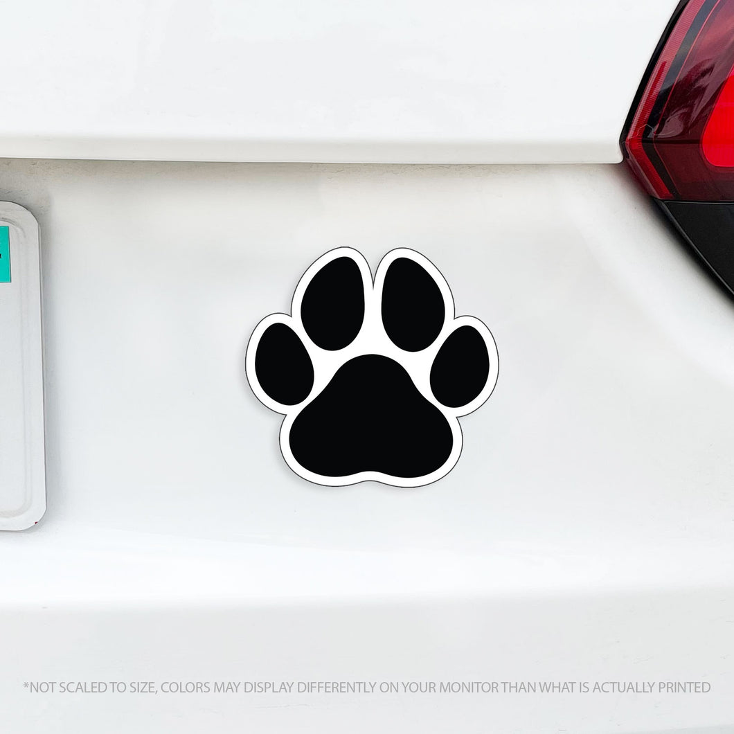 Dog Paw Magnet - Dogs on Board - I Love My Dogs - Pet Parent - Animal Paw