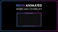 ANIMATED V2 Blue Purple Neon Camera Webcam Overlay [Breathing + Spectrum Animations]-Twitch-Too Sweet SVGs