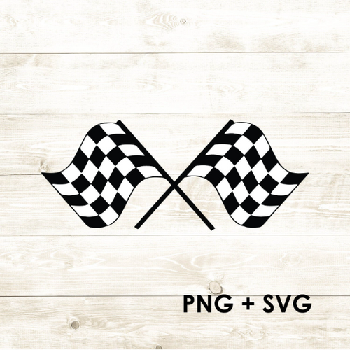 Finish Line Checkered Flag - SVG + PNG - Digital Download-Digital Download-Too Sweet SVGs