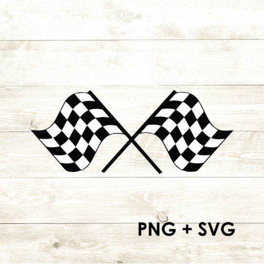 Finish Line Checkered Flag - SVG + PNG - Digital Download-Digital Download-Too Sweet SVGs