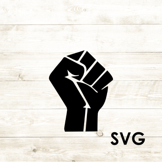 Fight the Power - Black Lives Matter - SVG - Digital Download-Digital Download-Too Sweet SVGs