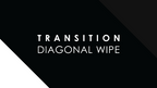 ANIMATED Stinger Transition Black White -Bars Diagonal Wipe (Full bundle available - Overlays, Panels, Scenes)-Twitch-Too Sweet SVGs