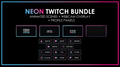 NEON Twitch Pink Blue BUNDLE-Twitch-Too Sweet SVGs