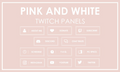 11 Pink and White V2 Minimalistic Minimal-Twitch-Too Sweet SVGs