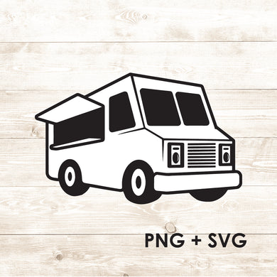 Food Truck - SVG + PNG - Digital Download-Digital Download-Too Sweet SVGs