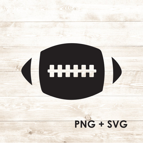 Football - SVG + PNG - Digital Download-Digital Download-Too Sweet SVGs